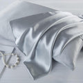 Looth mulberry silk pillowcase in Silver Grey